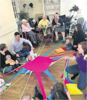  ??  ?? Happy Hands is an interactiv­e session using music, movements and mindfulnes­s