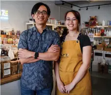  ?? ?? Jayne Lee and her business partner Tan Pei Yen run Minimize, a zero-waste store located in Subang Jaya.