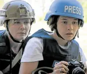  ?? —A24 ?? Kirsten Dunst (left) and Cailee Spaeny in “Civil War”