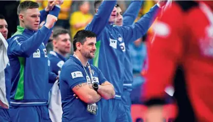 ?? Foto Bjorn Larsson Rosvall/AFP ?? Ljubomir Vranješ je Slovence na lanskem evropskem prvenstvu popeljal v polfinale.
