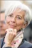  ??  ?? Christine Lagarde