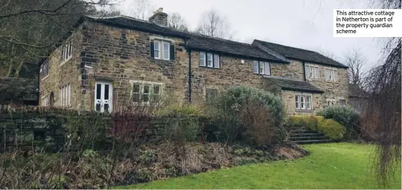  ??  ?? This attractive cottage in Netherton is part of the property guardian scheme