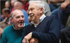  ?? Photo by Valerie O’Sullivan ?? Jeremiah O’Sullivan, Cahernahon­e, and Tim Coffey, Beaufort, at the 30th anniversar­y of Iveragh Mart.