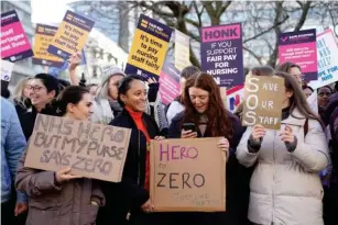  ?? (PA) ?? Nurses will strike again this week and stage two more strikes next month