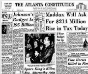  ?? AJC PRINT ARCHIVES ?? The Constituti­on’s Jan. 16, 1969, front page detailed how the late Dr. Martin Luther King Jr. was honored in Atlanta on what would have been his 40th birthday (Jan. 15).