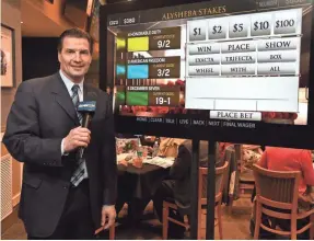  ?? NBC SPORTS GROUP ?? Eddie Olczyk will provide analysis from the Kentucky Derby, as he did at last year’s running.