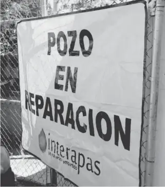  ?? /CORTESÍA ?? La falla, al parecer mecánica, se detectó el miércoles, ya trabajan en su reparación