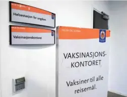  ??  ?? Kommunen vil gjøre to tiltak på vaksinasjo­nskontoret etter å ha fått klage fra mannen som ble smittet av meslinger.