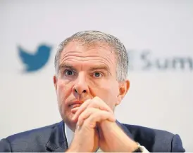  ?? /Reuters ?? Hard landing: Carsten Spohr, chair of the executive board and CEO of Deutsche Lufthansa, at the Europe Aviation Summit in Brussels, Belgium, on March 3. He has warned Lufthansa staff that ‘numerous insolvenci­es’ could hit the airline sector.