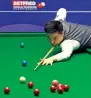  ?? AP ?? Junhui plays a shot against Xiao Guodong during the World Championsh­ip. —