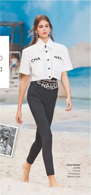 Tops Chanel Blanco talla 36 FR de en Algodón - 36251655