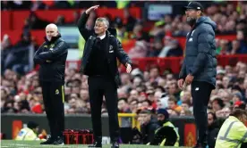  ??  ?? Ole Gunnar Solskjaer produced tactics and a Manchester United performanc­e to counter his critics, but did not get the required result. Photograph: Martin Rickett/PA