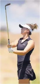  ?? ADOLPHE PIERRE-LOUIS/JOURNAL ?? Former Hope Christian soccer player and swimmer Brooke Sturtevant took up golf some four years ago. She’ll play at Fort Lewis College in Colorado this fall.