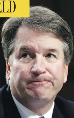  ?? ALEX BRANDON / THE ASSOCIATED PRESS ?? At left, U.S. Supreme Court nominee Brett Kavanaugh and his sexual assault accuser, Christine Blasey Ford, will each testify before the Senate Judiciary Committee next Monday.
