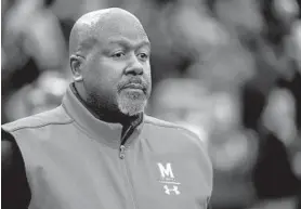  ?? WILL NEWTON/AP ?? After a promising start, things went downhill quickly for coach Mike Locksley and Maryland football this season.