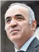  ??  ?? Garry Kasparov enjoyed a record 20 years as the world’s topranked chess player