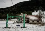  ?? ?? An immobile chairlift at the former resort of Col de l’Arzelier in Chateau-Bernard, France. JEFF PACHOUD/AFP