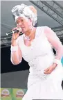  ?? PHOTOS BY TRACEY-ANN JOHNSON ?? Marcia Griffiths rocking the Startime stage in Clarendon