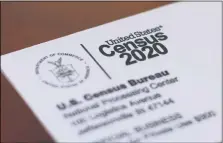  ?? PAUL SANCYA — THE ASSOCIATED PRESS FILE ?? This envelope contains a 2020 census letter mailed to a U.S. resident in Detroit. The U.S. Census Bureau has spent much of the past year defending itself against allegation­s that its duties have been overtaken by politics.