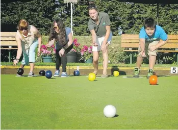  ?? WEST VANCOUVER LAWN BOWLING CLUB ?? Lawn bowls is becoming popular with a much younger crowd thanks to efforts by local clubs like the West Vancouver Lawn Bowling Club, above, and national organizati­ons.