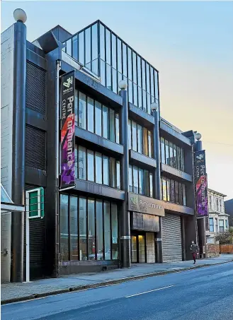  ??  ?? The former home of Wellington’s Whitireia Performanc­e Centre is on the market.