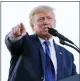  ?? ?? Former President Donald Trump speaks at a rally at the Delaware County Fairground­s, Saturday, April 23, 2022,