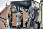  ??  ?? Left, attending a meet in Hailsham, East Sussex. Ivan Massow believes that the attacks on hunting is one of the many ways in which traditiona­l rural life is being threatened