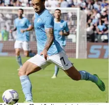  ?? LAPRESSE ?? Felipe Anderson, 29 anni, 2 gol in questa stagione