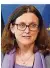  ?? FOTO:
JOHN THYS/AFP ?? EU-Kommissari­n Cecilia Malmström will heute mit US-Handelsmin­ister Ross verhandeln.