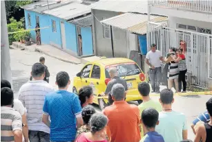  ??  ?? MIGUEL ÁNGEL CHAUSTRE RAMÍREZ fue asesinado en el barrio Chapinero de la ciudadela Juan Atalaya.