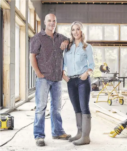  ??  ?? Bryan Baeumler, who brings wife Sarah into the business in the next season of Bryan Inc., will appear at the 2018 Edmonton Renovation Show on Jan. 26 and Jan. 27 at the Edmonton Expo Centre.