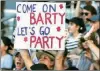  ??  ?? Supporters of Ashleigh Barty during the first round match against Germany’s Annika Beck.