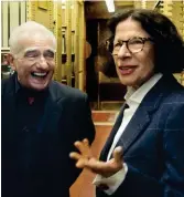  ??  ?? Funny girl: Martin Scorsese and Fran Lebowitz in the New York Public Library