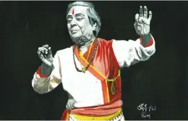  ??  ?? Debrabrata’s tribute to some of India’s greatest musicians and dancers