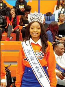  ?? JEN SAMUEL - MEDIANEWS GROUP ?? Courtney Hughes is Miss Lincoln University of Pennsylvan­ia.