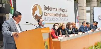  ?? PABLO RODRÍGUEZ ?? César Jáuregui, en representa­ción de la jefa del Ejecutivo