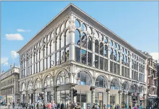  ??  ?? SOLD: The Ca’ d’oro building in Glasgow was acquired by an overseas private investor last year in a £14m deal.