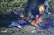  ??  ?? Fifteen Marines and a Navy corpsman were on board a KC-130 refueling plane when it crashed Monday afternoon in Mississipp­i.