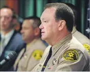  ?? Michael Owen Baker For The Times ?? L.A. COUNTY Sheriff Jim McDonnell’s department has said collecting some data sought could be difficult.