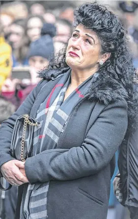  ?? PHOTO: KYRAN O’BRIEN ?? Heartbreak: Helen Maughan, mother of Willie Maughan, at the Missing Persons Day event in Dublin.