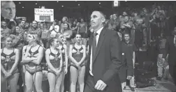  ?? ROB SCHUMACHER/THE REPUBLIC ?? Arizona State head coach Bobby Hurley arrives for last season’s game against Arizona on Jan. 12 in Tucson.