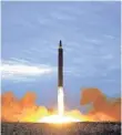  ?? AFP/GETTY IMAGES ?? North Korea continues to provoke internatio­nal ire with its incessant missile launches.