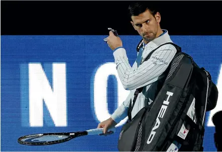  ?? GETTY IMAGES ?? Novak Djokovic’s list of demands didn’t go down well with the Australian public – or fellow tennis pros.