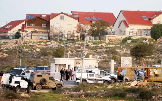  ?? REUTERS ?? Settlement­s are currently under the jurisdicti­on of the military, which has occupied the West Bank since 1967.