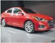  ?? NICK TRAGIANIS, DRIVING ?? The 2018 Hyundai Accent has an updated, sleek new look borrowed from its big brother, the Elantra.