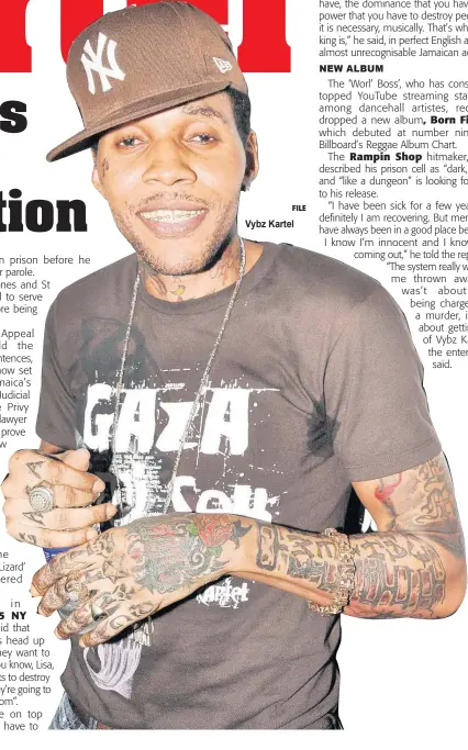  ?? FILE ?? Vybz Kartel