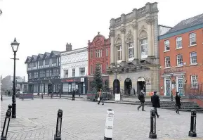  ??  ?? ●●The Stockport Market Place Produce Hall