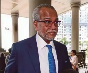  ??  ?? Tan Sri Muhammad Shafee Abdullah is the lead counsel in Datuk Seri Najib Razak’s 1Malaysia Developmen­t Bhd trial. FILE PIX