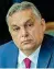  ??  ?? Premier Viktor Orbán, 56 anni, guida il governo ungherese dal 2010. Il suo partito, Fidesz, dispone di una maggioranz­a di due terzi in Parlamento