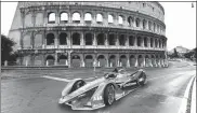  ?? PROVIDED TO CHINA DAILY ?? FIA’s Formula E Championsh­ip, an internatio­nal all-electric series with races in cities like Rome (above) and New York, has added Sanya, Hainan province, to its upcoming season.